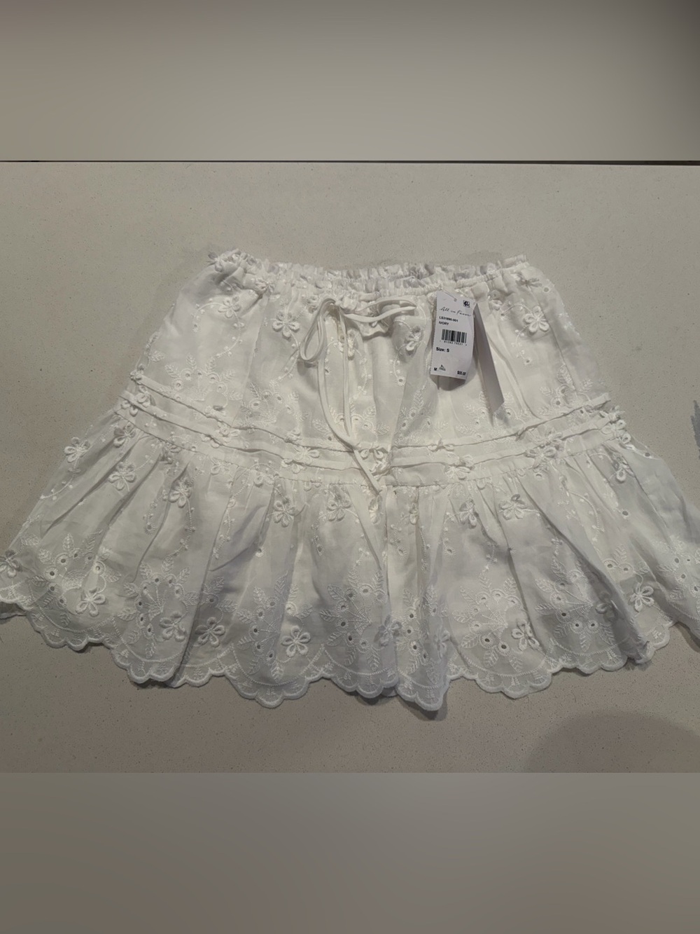 All in Favor White skirt